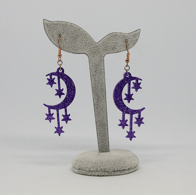 Boucles d'oreilles Nuit étoilée