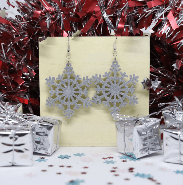 Boucles d'oreilles Flocon 6