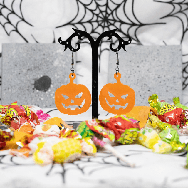 Boucles d'oreilles Jack 'o' lantern