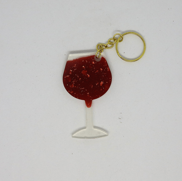 Porte-clé Verre à vin