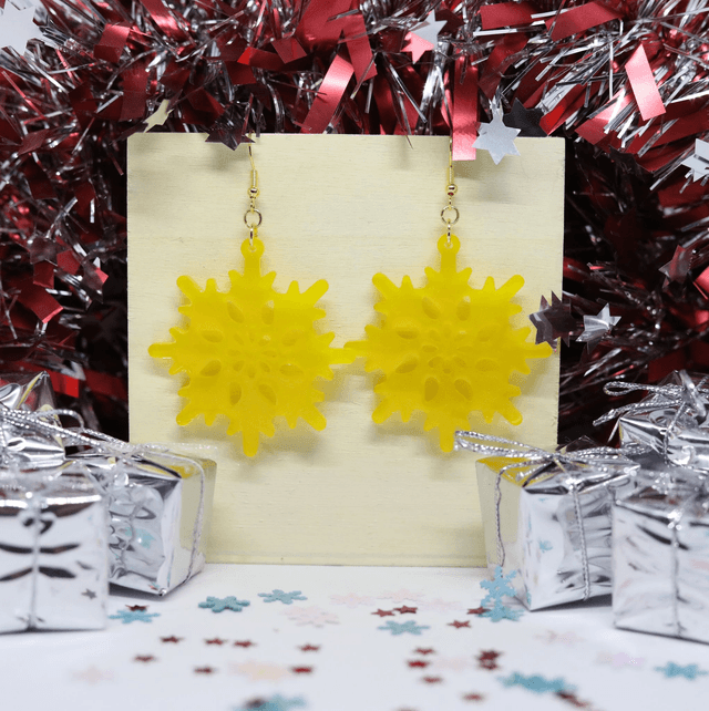 Boucles d'oreilles Flocon 2
