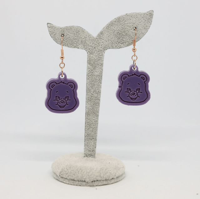 Boucles d'oreilles Bisounours
