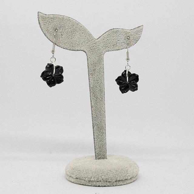 Boucles d'oreilles Hibiscus