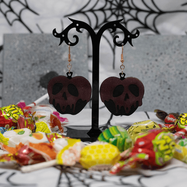 Boucles d'oreilles Pomme empoisonnée