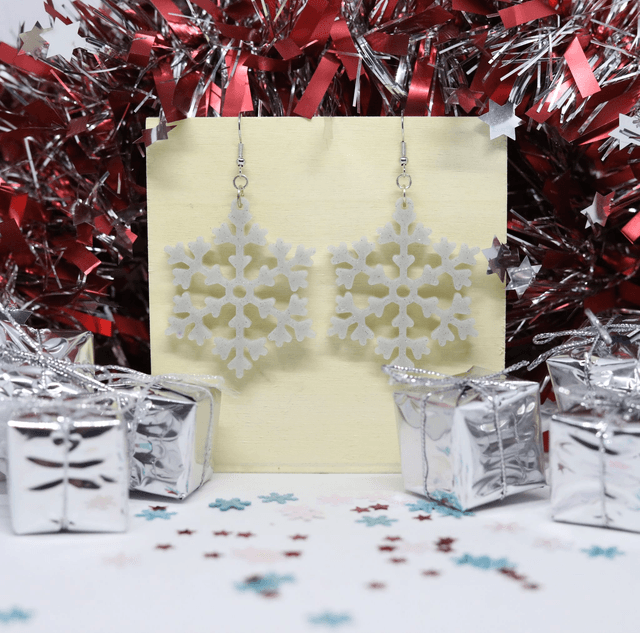 Boucles d'oreilles Flocon 7