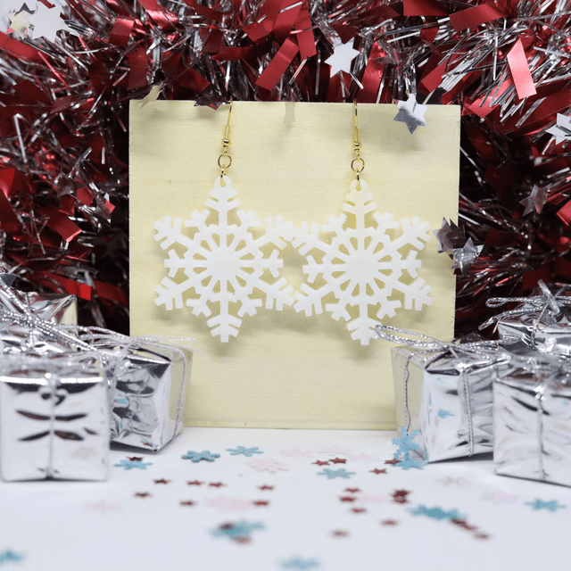 Boucles d'oreilles Flocon 6