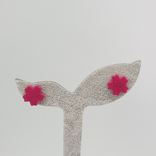 Puces d'oreilles Fleurs