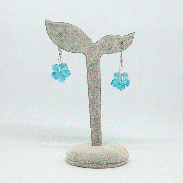 Boucles d'oreilles Hibiscus