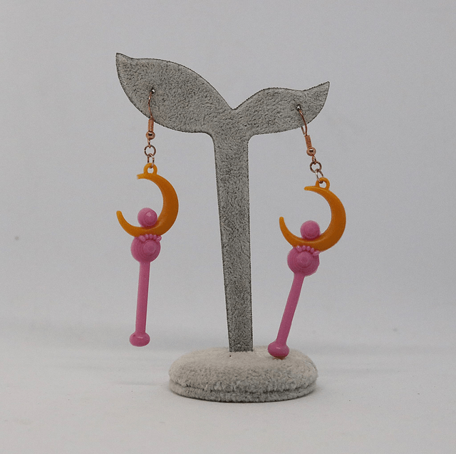 Boucles d'oreilles Sailor Moon (lune)