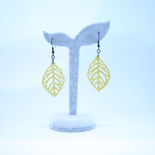 Boucles d'oreilles Feuille