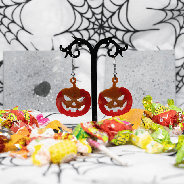 Boucles d'oreilles Jack 'o' lantern