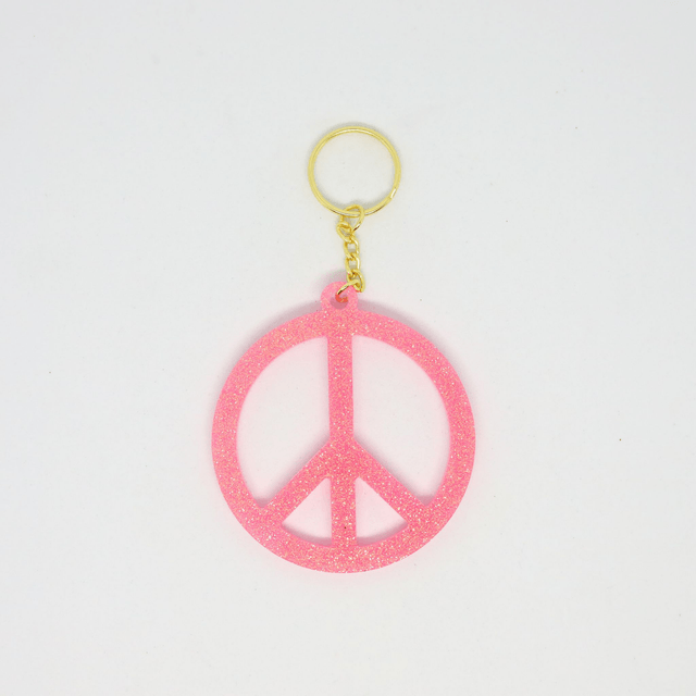 Porte-clé Peace & Love