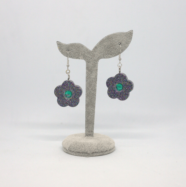 Boucles d'oreilles Myosotis