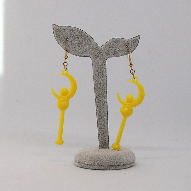 Boucles d'oreilles Sailor Moon (lune)