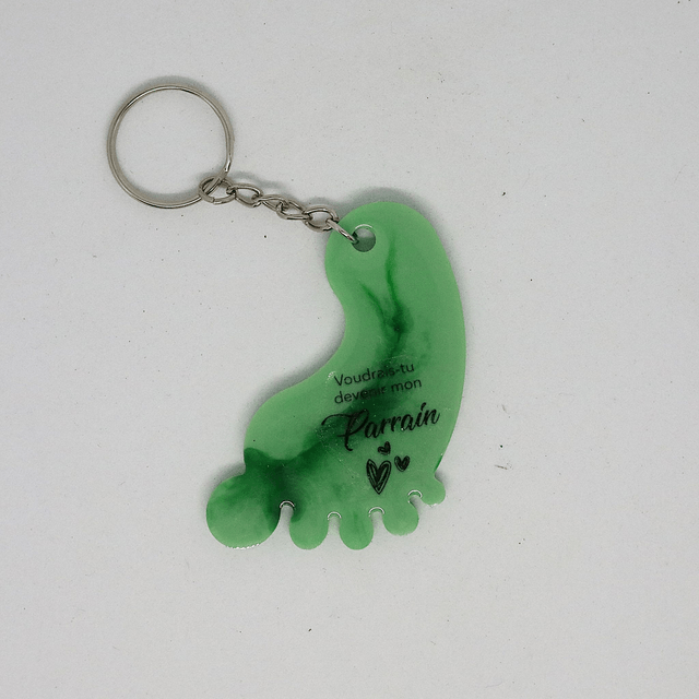 Porte-clé Pied