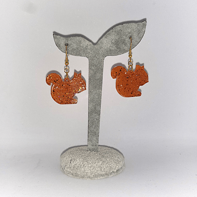 Boucles d'oreilles Ecureuil