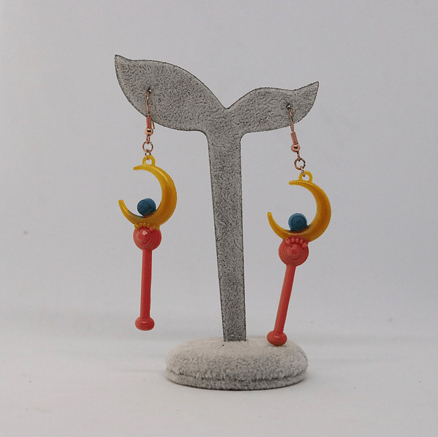 Boucles d'oreilles Sailor Moon (lune)
