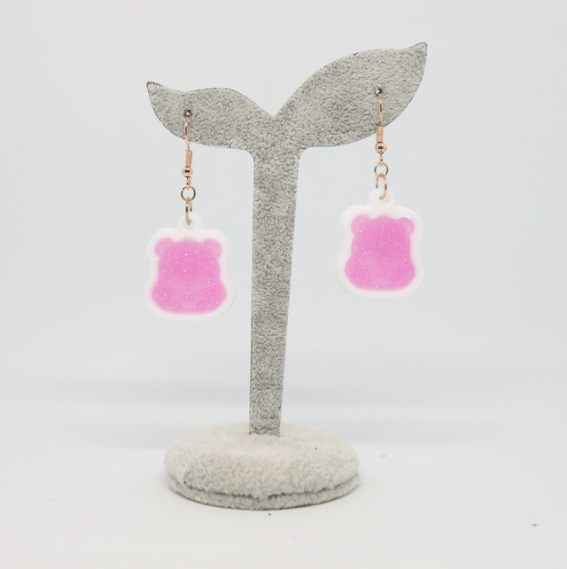 Boucles d'oreilles Bisounours