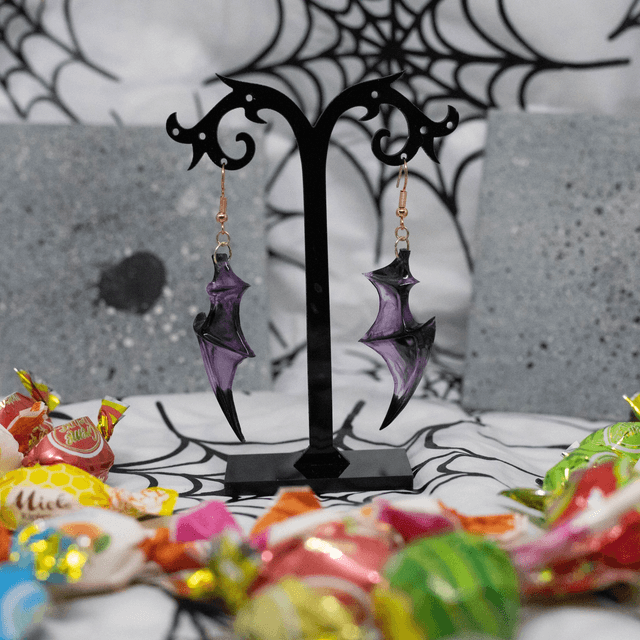 Boucles d'oreilles Bat