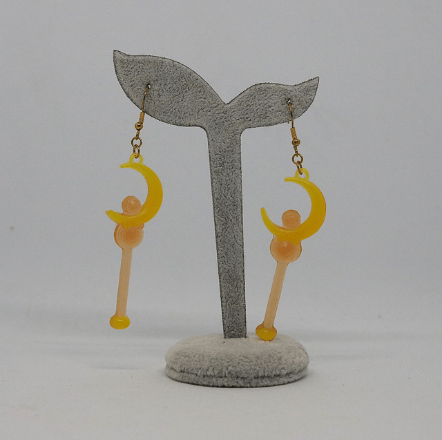 Boucles d'oreilles Sailor Moon (lune)