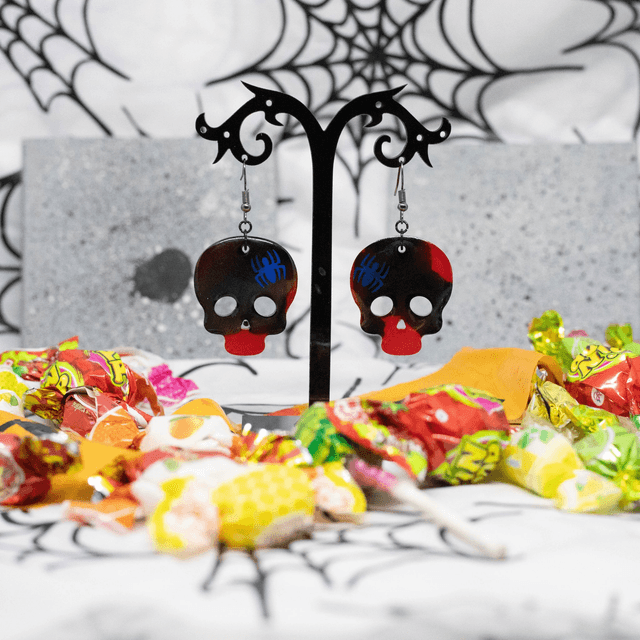 Boucles d'oreilles Crâne 