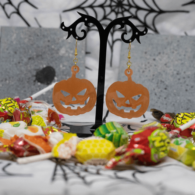 Boucles d'oreilles Jack 'o' lantern