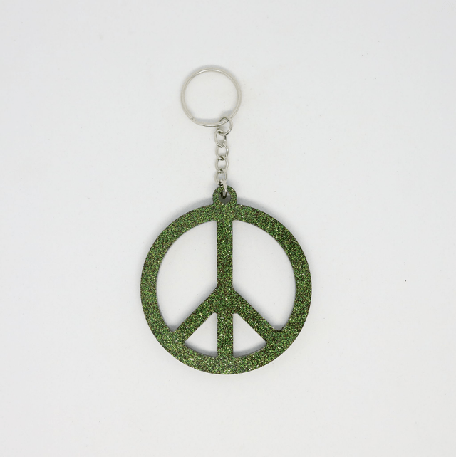 Porte-clé Peace & Love