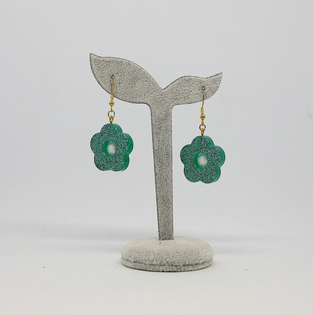 Boucles d'oreilles Myosotis