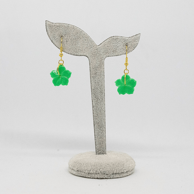 Boucles d'oreilles Hibiscus