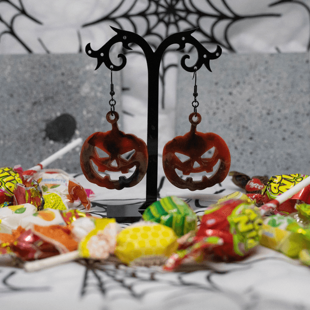 Boucles d'oreilles Jack 'o' lantern