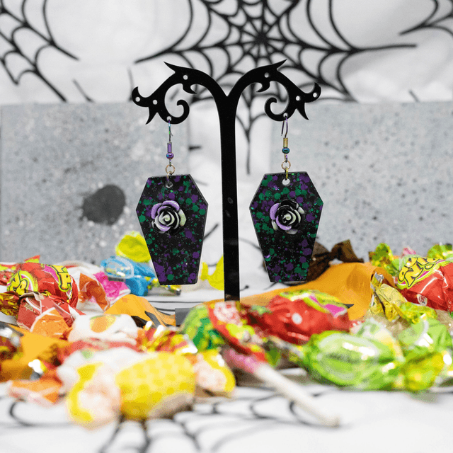 Boucles d'oreilles Cerceuil
