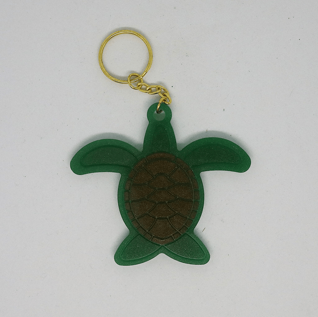 Porte-clé Tortue relief