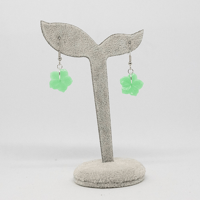 Boucles d'oreilles Hibiscus