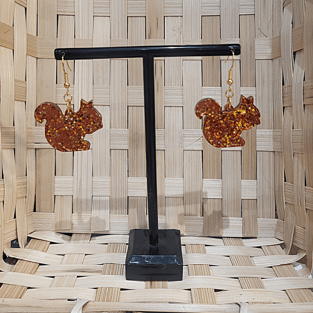 Boucles d'oreilles Ecureuil