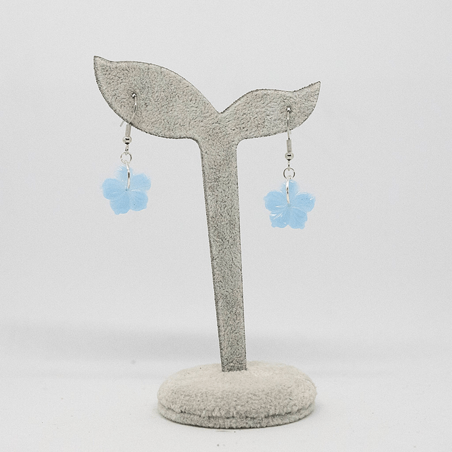 Boucles d'oreilles Hibiscus