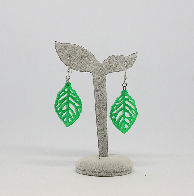 Boucles d'oreilles Feuille