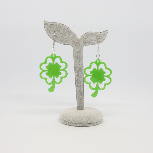Boucles d'oreilles Trèfle