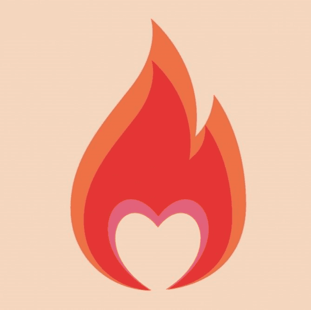 Broche Feu