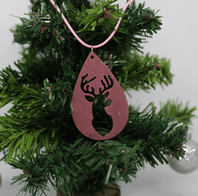 Collier goutte Cerf