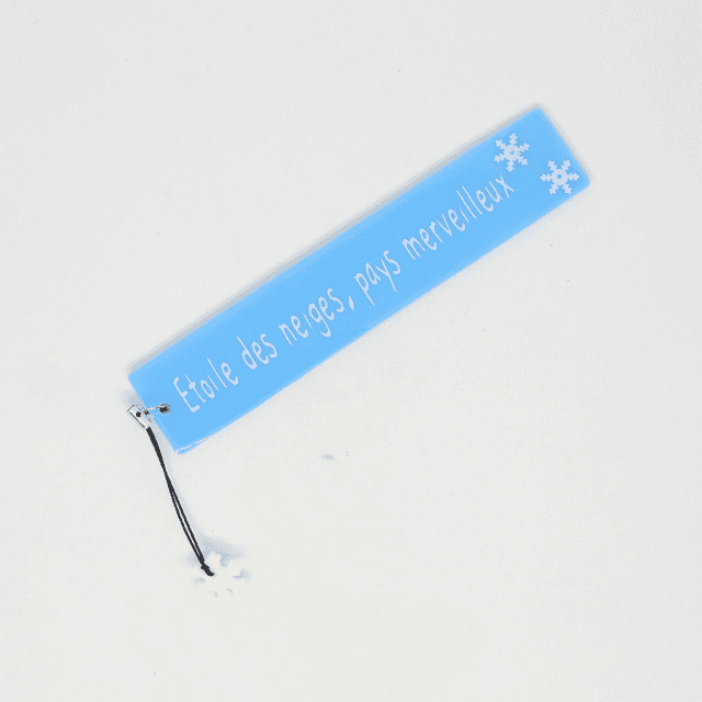 Marque-page Etoile des neiges