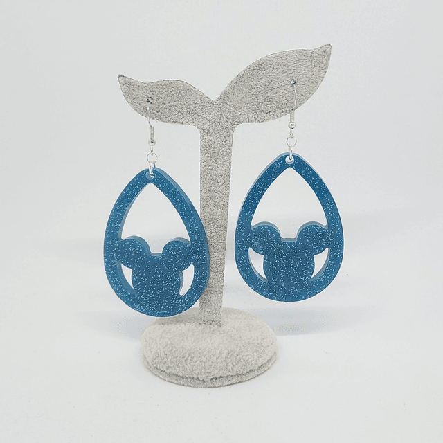 Boucles D&#039;oreilles goutte Mickey