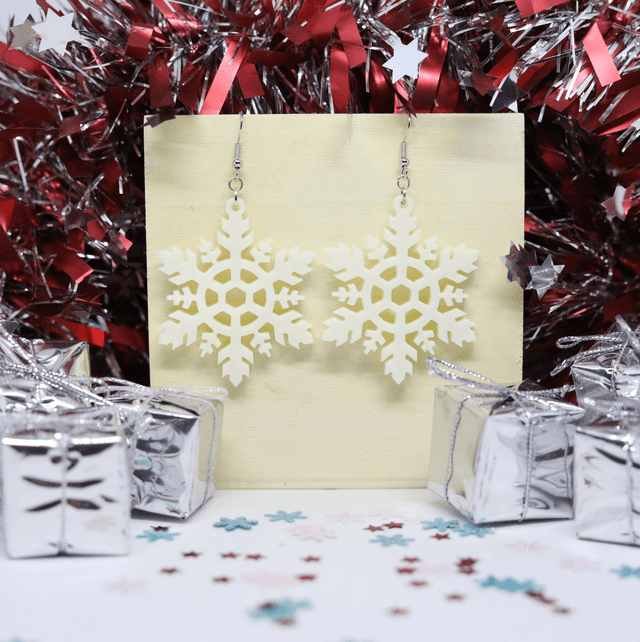 Boucles d&#039;oreilles Flocon 5