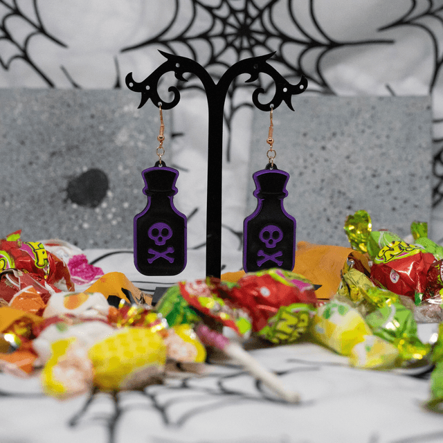 Boucles d'oreilles Poison