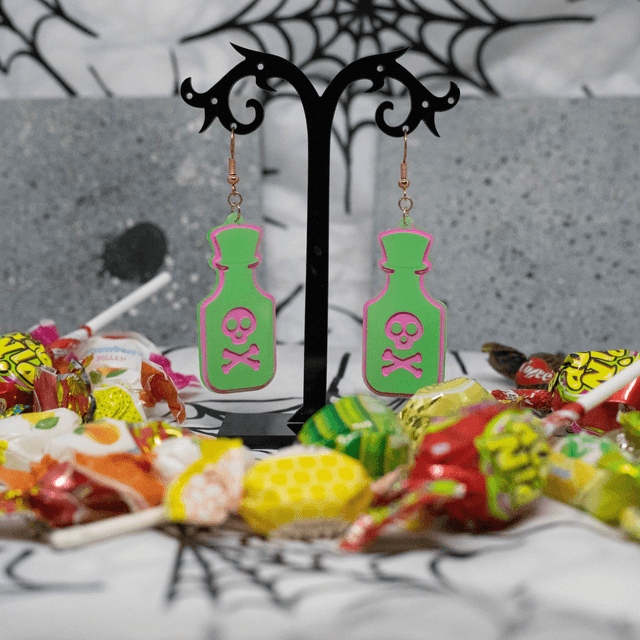Boucles d'oreilles Poison