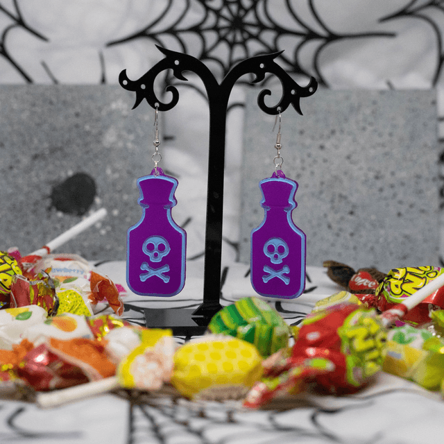 Boucles d'oreilles Poison